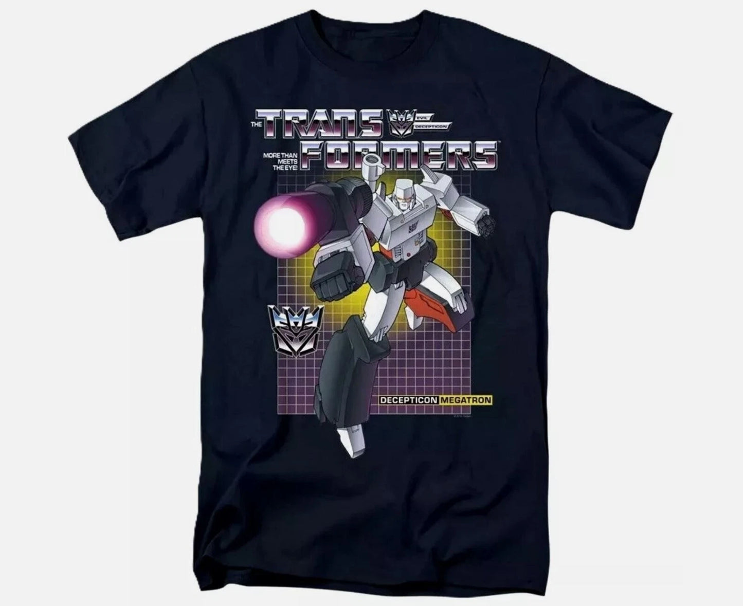 Transformers Megatron 80's Black T-Shirt