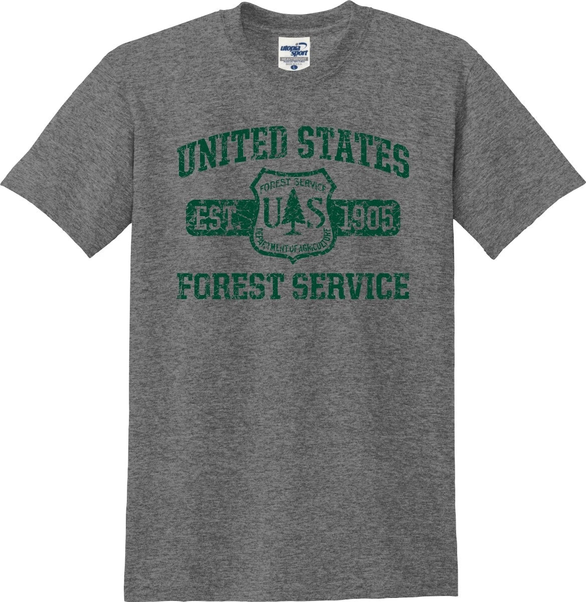 US Forest Service Crest Established 1905 Distressed Unisex T-Shirt (S-5X)