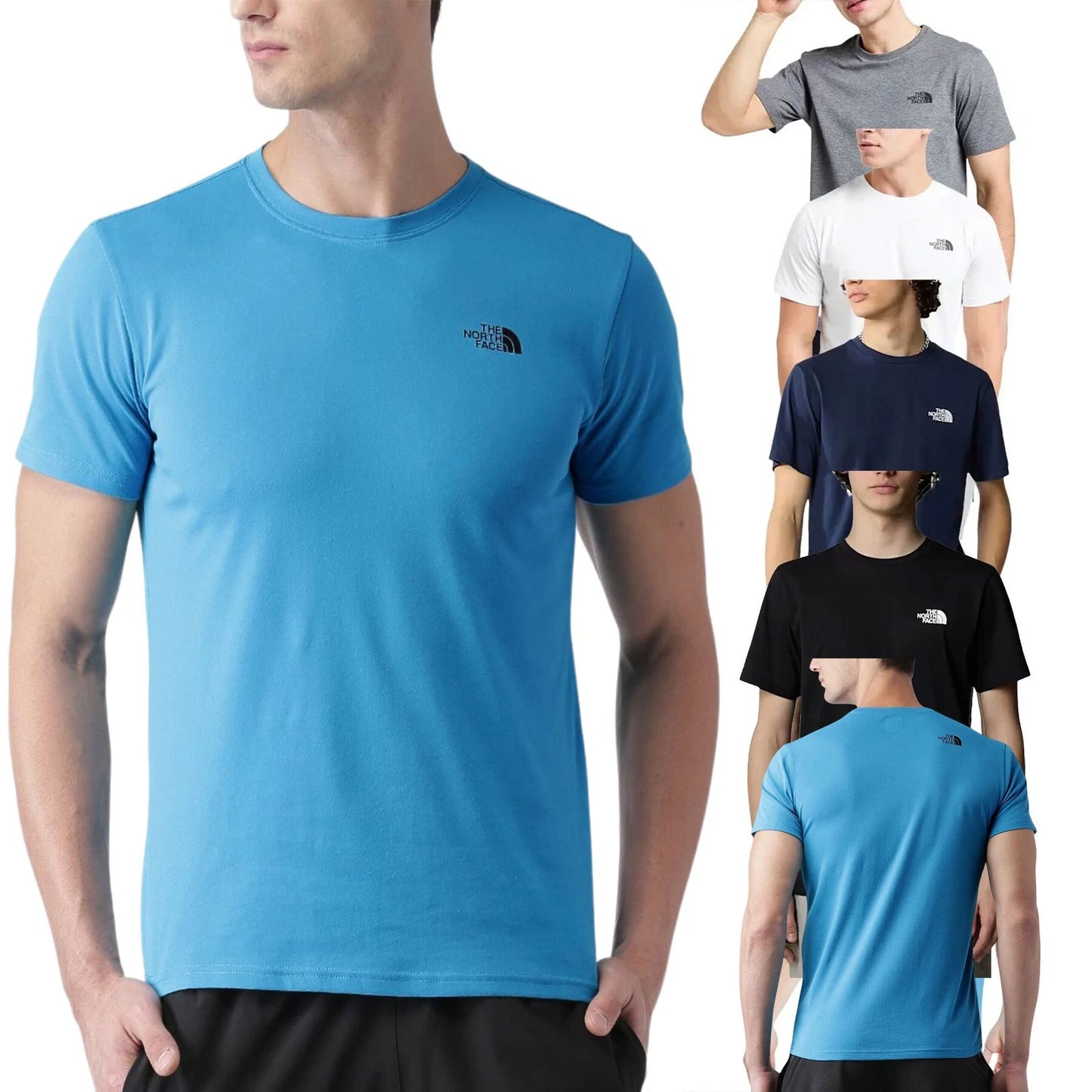 The North Face Simple Dome Mens T-Shirt Crew Neck Short Sleeve Top TNF Logo Tee
