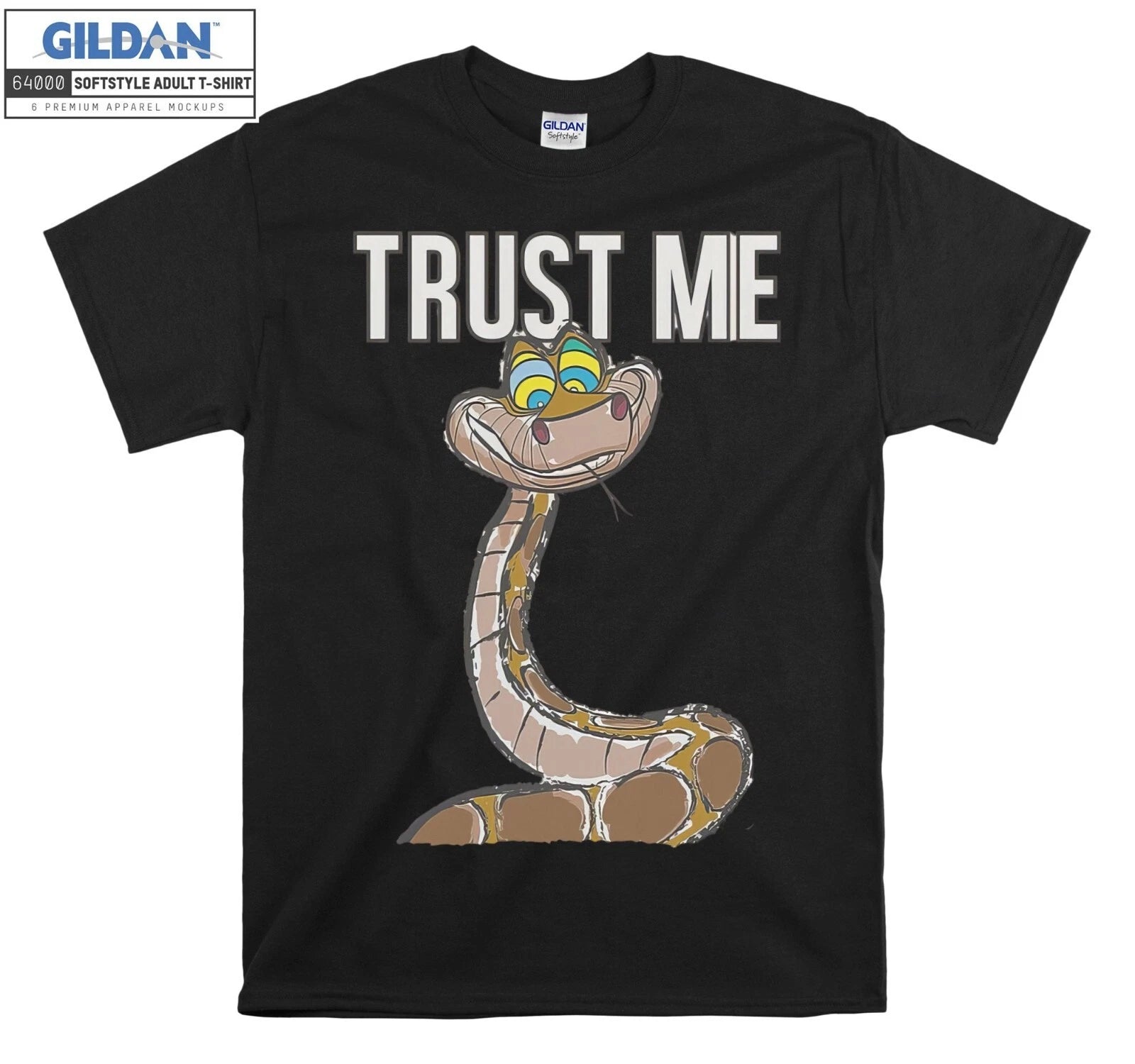 Disney The Jungle Book Kaa Trust Me Snake P Hoodie Tshirt Men Women Unisex AB586