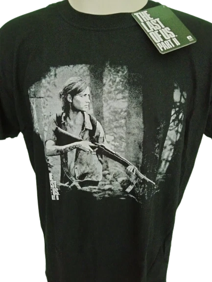 Sony Official The Last Of Us Part 2 Ellie with Rifle Womens T-Shirt Large L