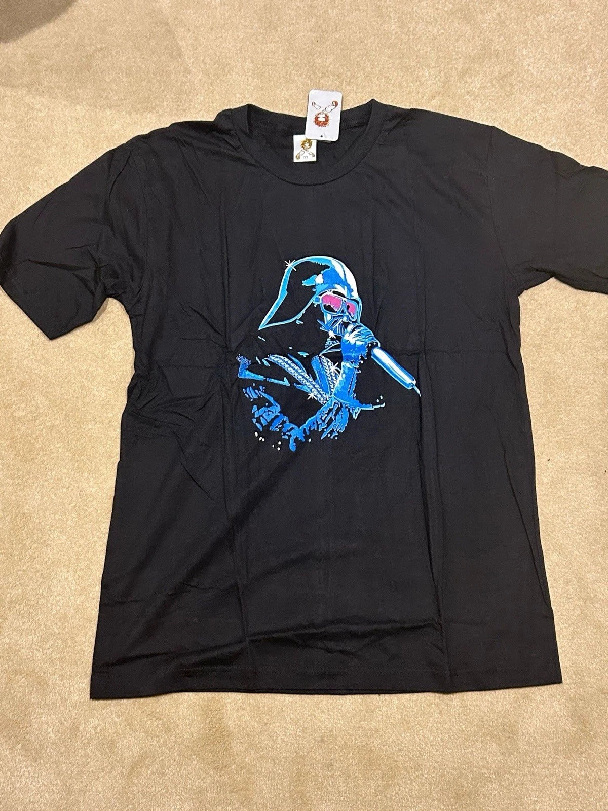 Star Wars Pop Art T Shirt Darth Vader Hip Hop Star Size M