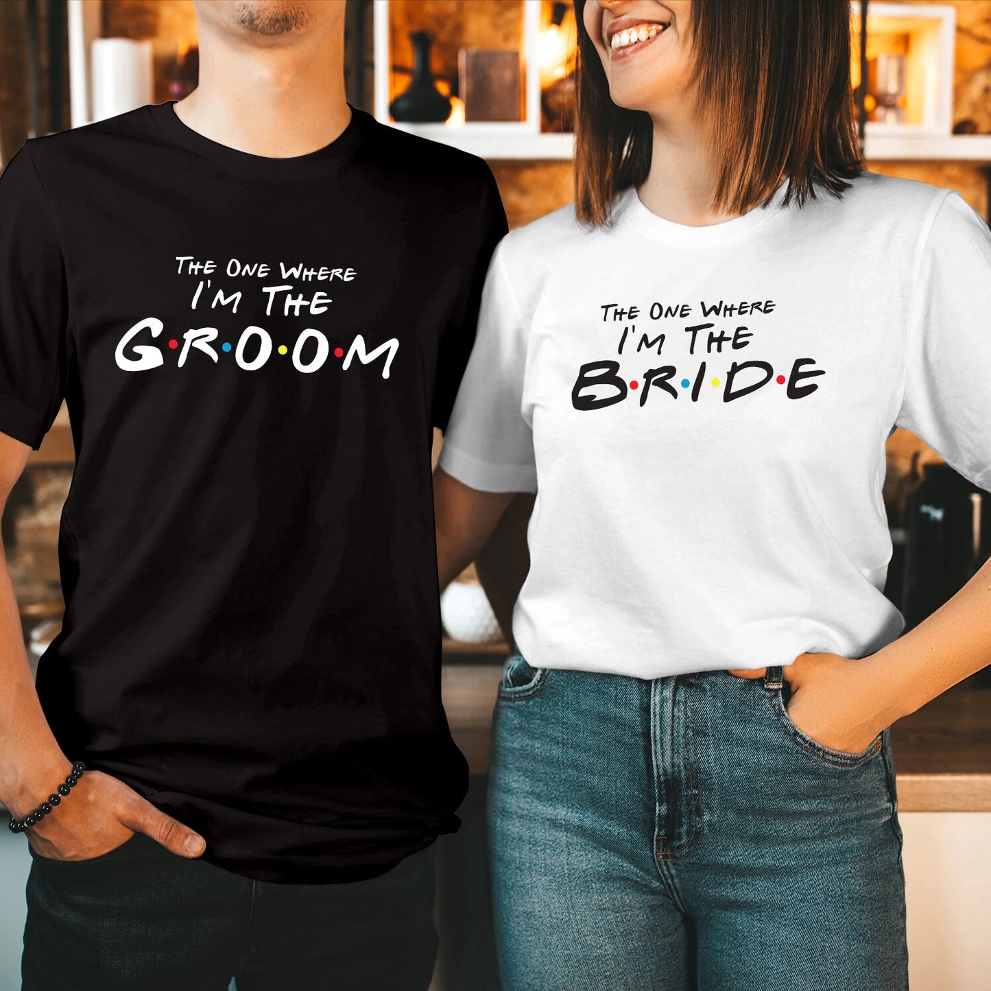 The One Where I'm The Bride Groom T-Shirt Bridesmaid Bachelorette Party Gift Top