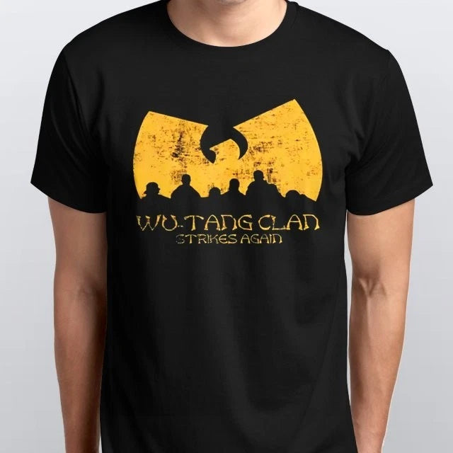 Wu Tang Hip Hop 90's T-SHIRT sizes S M L XL XXL 3 4 XL colours Black