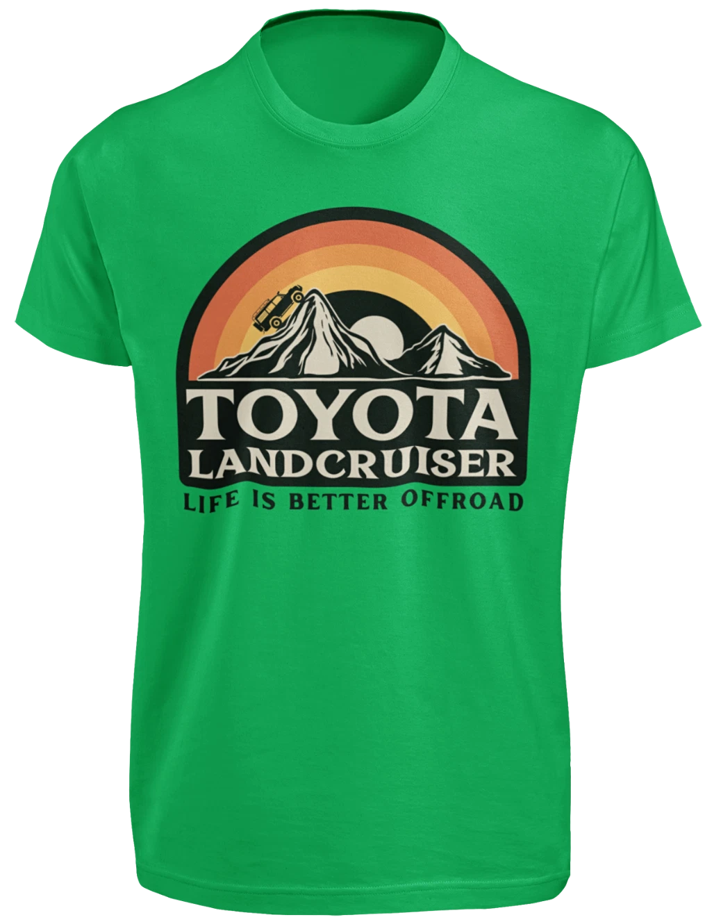 Toyota Landcruiser T-SHIRT S-3XL Life Is Better Off Road Graphic Logo GIFT TEE