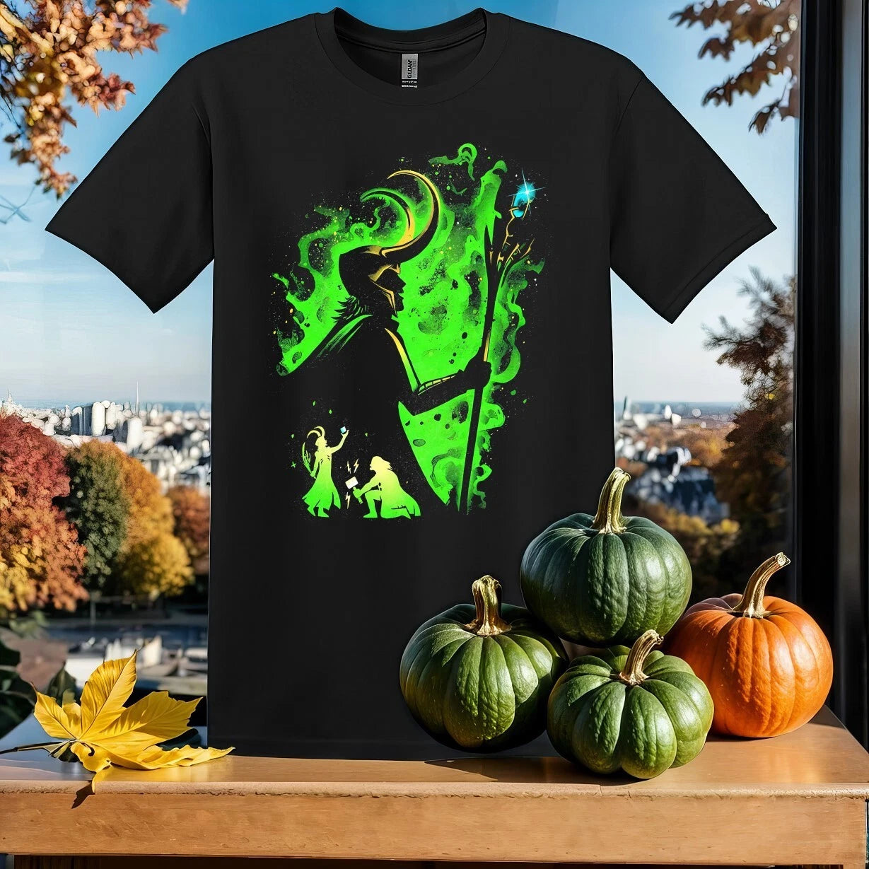 Retro Marvel Avengers Loki T-shirt T shirt Men Women Unisex Tshirt SY646