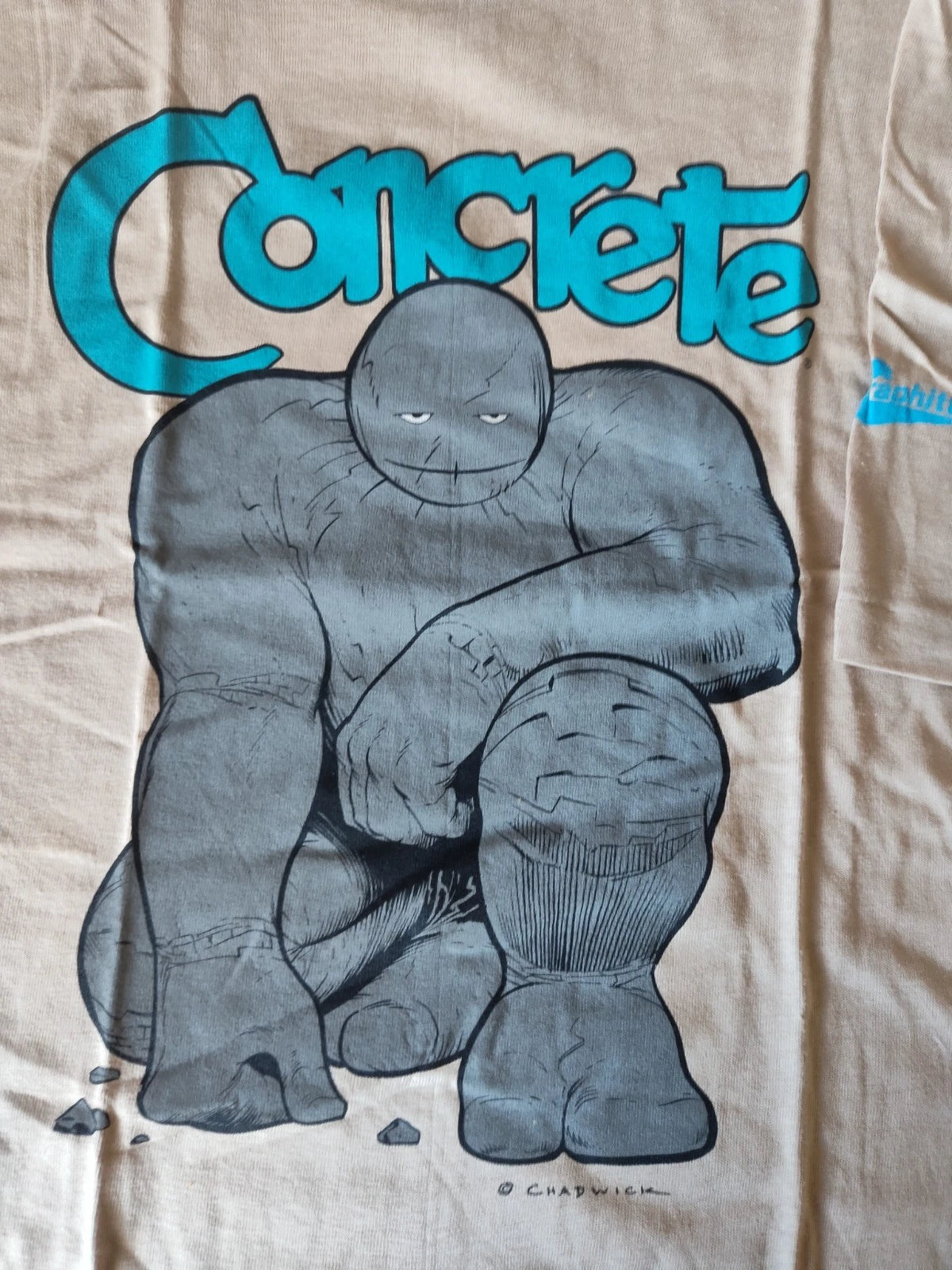 DARK HORSE COMIC VINTAGE CONCRETE PAUL CHADWICK GRAPHITTI DESIGNS T SHIRT XL