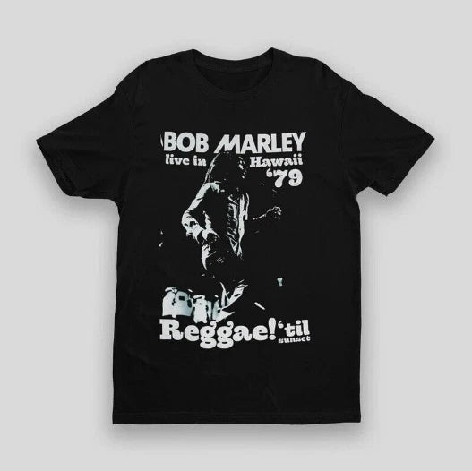 Bob Marley Live In Hawaii 79 Unisex T-shirt, Reggae Shirt