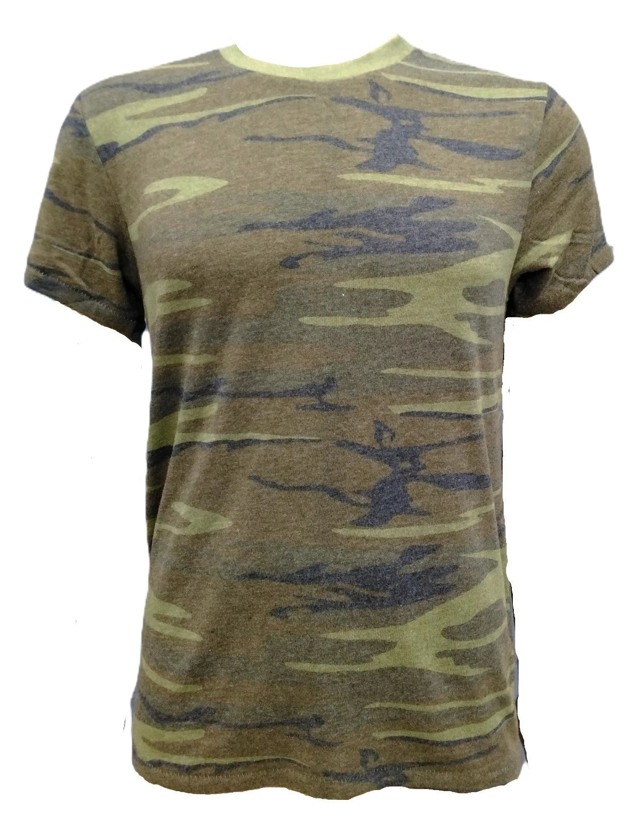 Woodland Camo Soft Comfortable T-shirt Tactical Short Sleeve Tee Eco Jersey