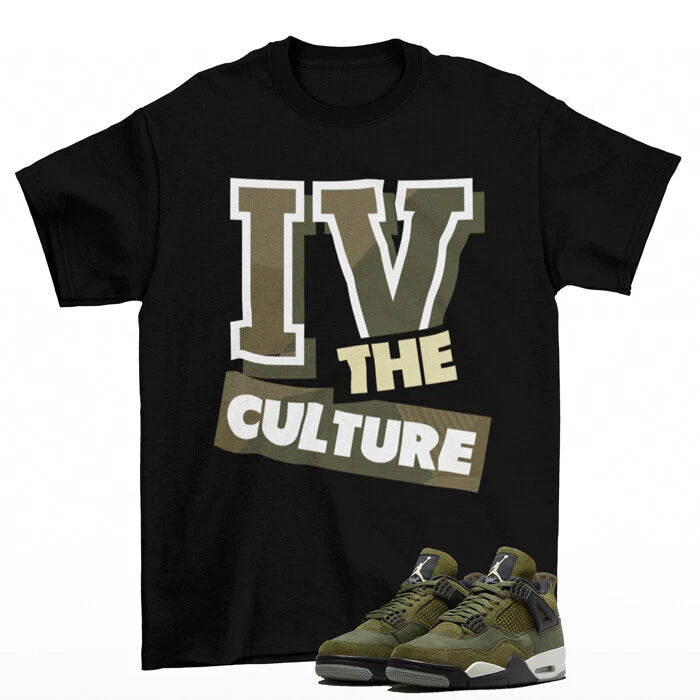 For The Culture Shirt to Match Jordan 4 Craft Medium Olive FB9927-200