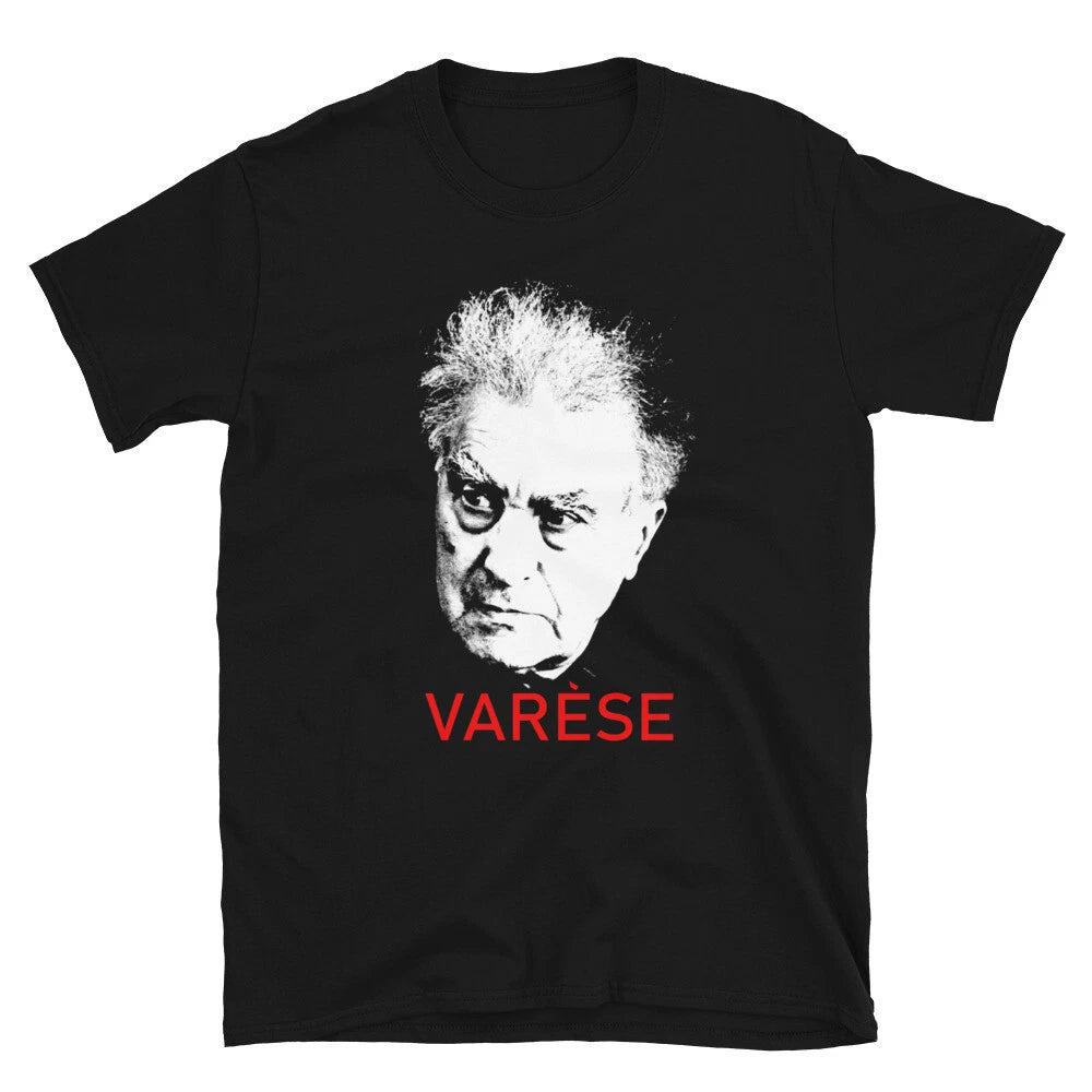 Edgar Varese - limited edition classic black tribute t-shirt