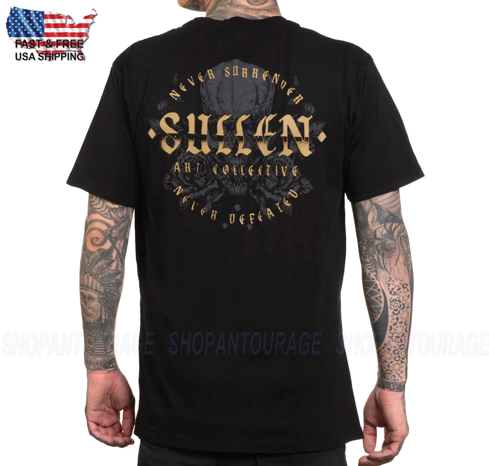 Sullen Art Collective Never Defited Premium SCM6548 Short Sleeve T-shirt For Men