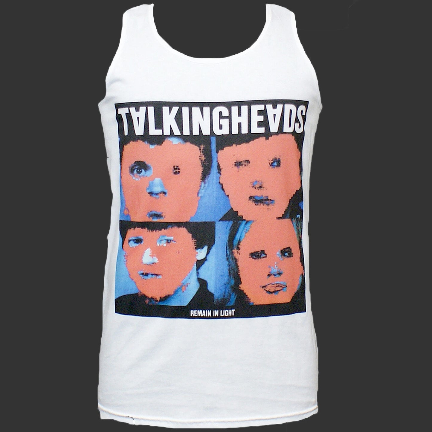 Talking Heads New Wave Art Pop Punk Rock T-SHIRT vest top unisex white S-2XL