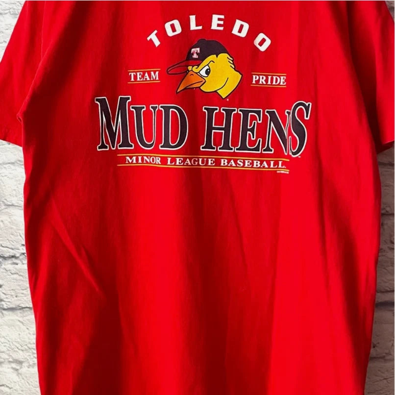 Toledo Mud Hens red T-shirt unisex All sizes S to 5XL