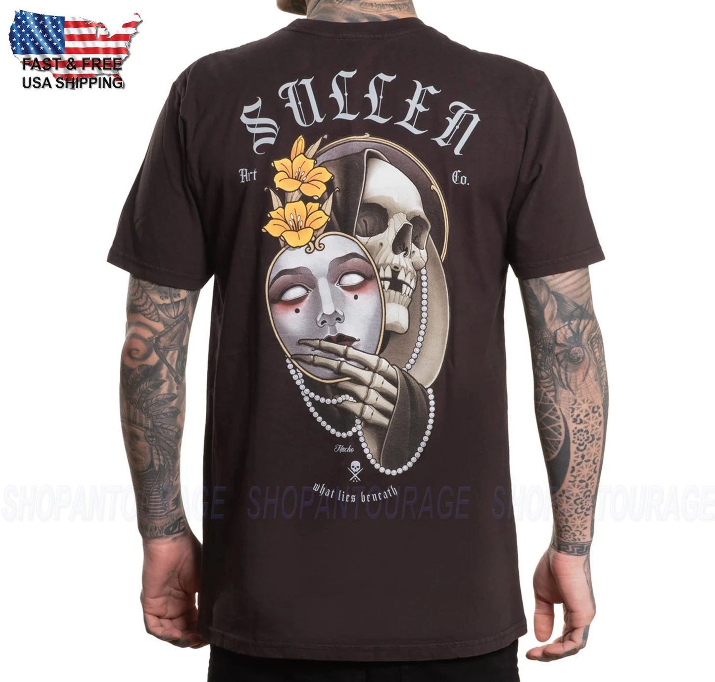 Sullen Art Collective Nacho Premium Fit SCM6882 New Short Sleeve T-shirt For Men