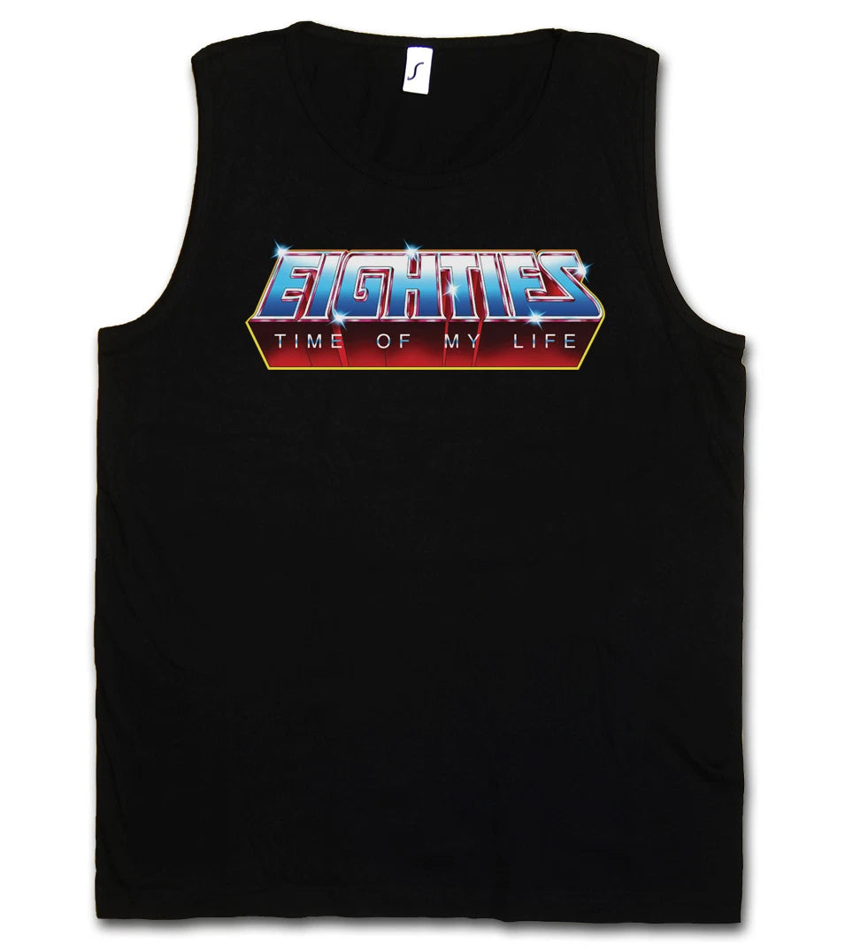 EIGHTIES MOTU TANK TOP T SHIRT Masters Retro Cult 80s Of The Universe He-Man Fun