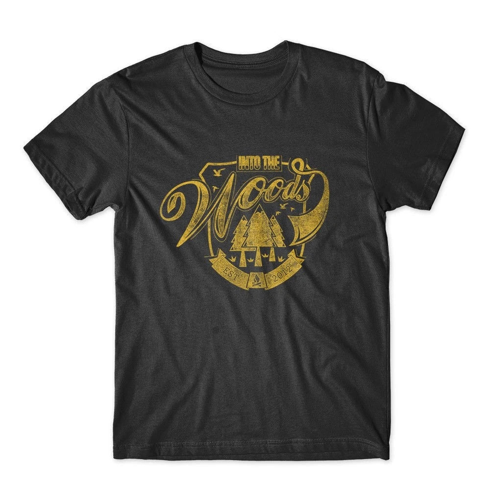 Step Into The Woods T-Shirt. 100% Cotton Premium Tee NEW