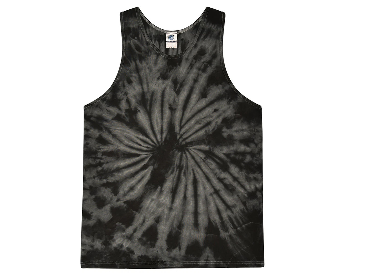 Black Tie Dye Tank Top Sleeveless T-Shirts , Adult S M L XL 2XL 3XL,Cotton