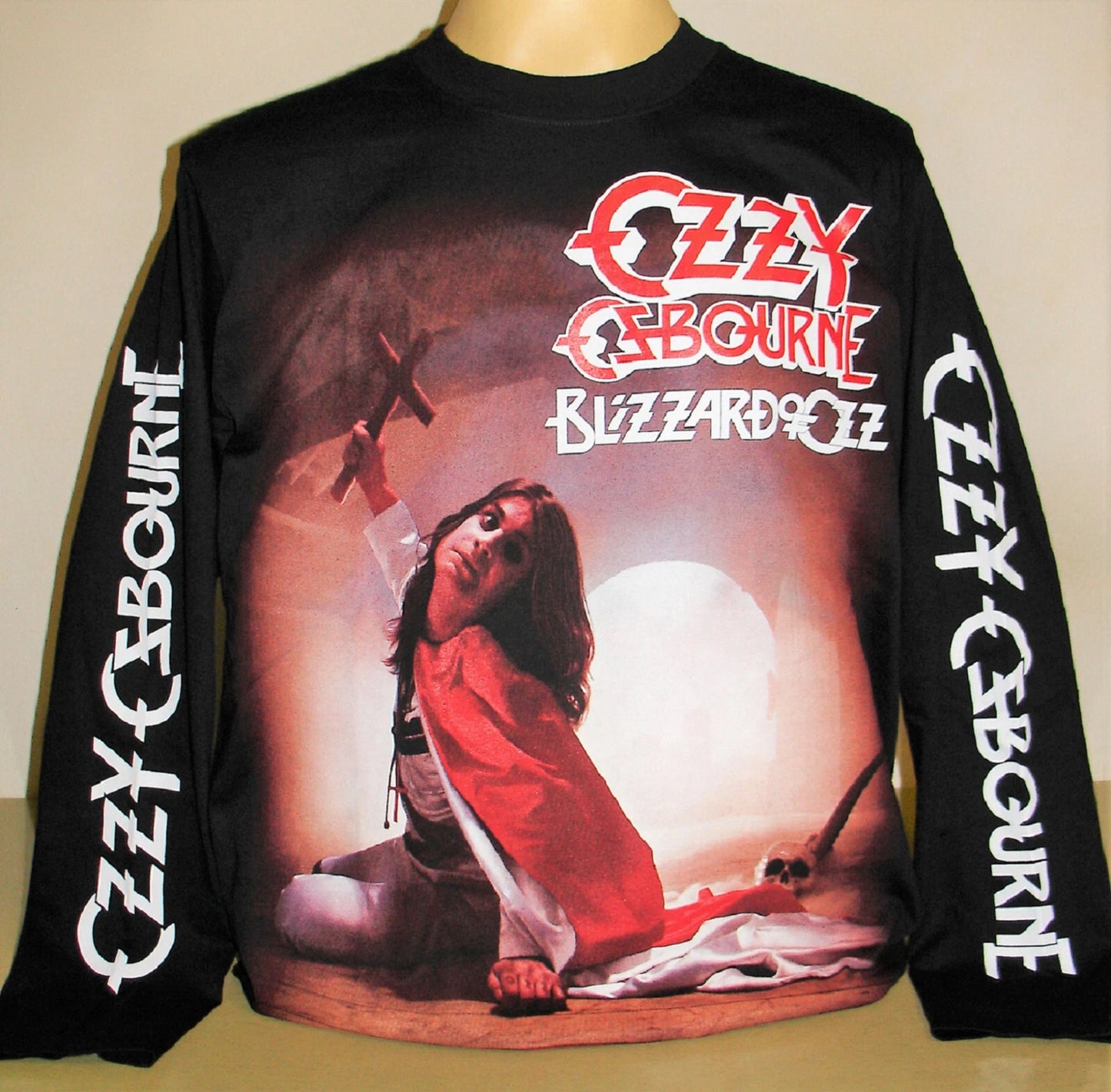 Ozzy Osbourne Blizzard Of Ozz Long Sleeve T-Shirt Size S M L XL 2XL 3XL New!