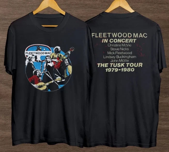 Vintage Fleetwood Mac Tusk Tour '80s Concert Tribute T-Shirt