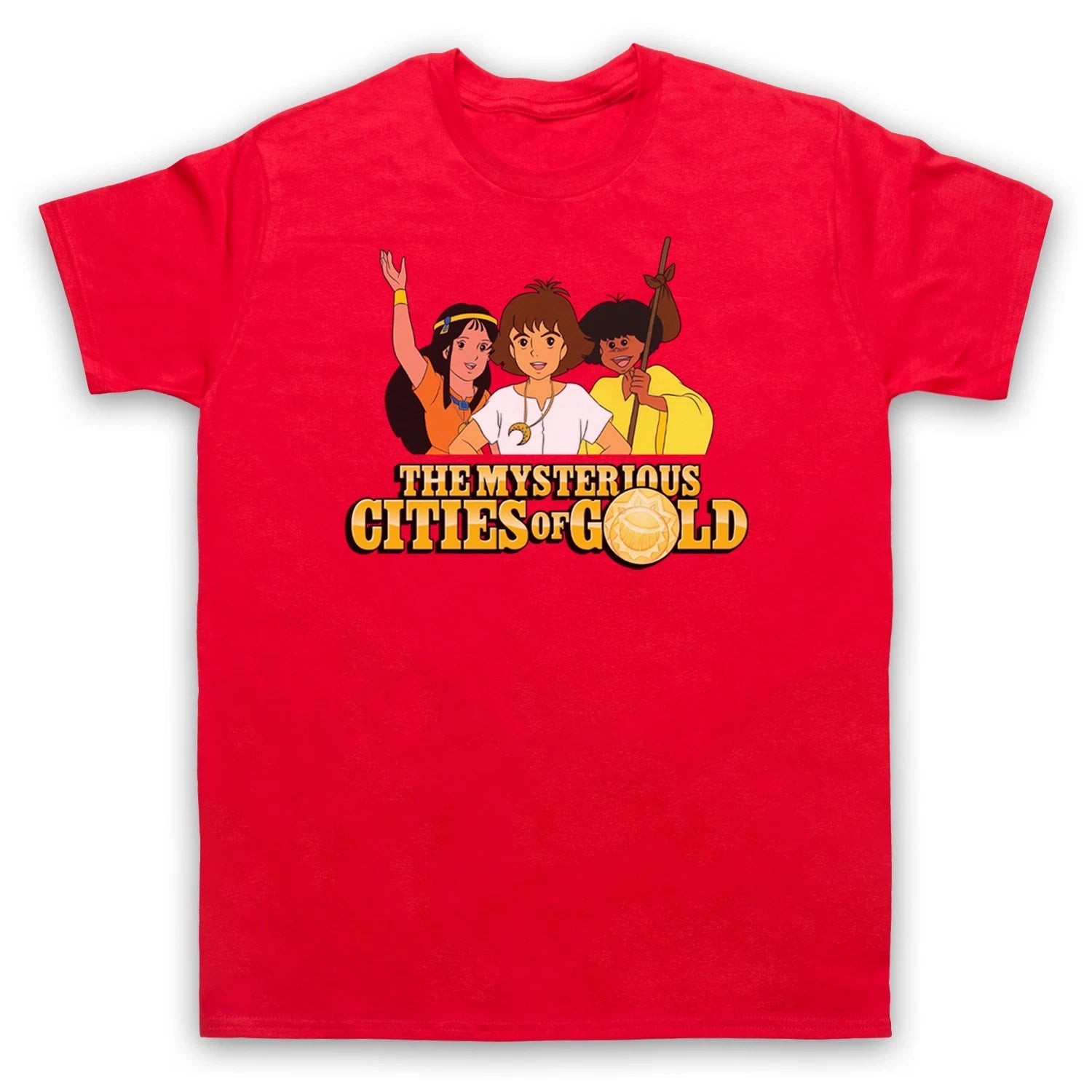 Cities Of Gold The Mysterious Retro Adults T-Shirt All Sizes & Cols