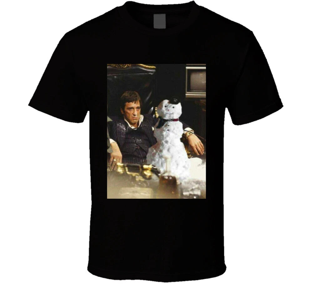 Scarface Snowman Tony Montana T Shirt