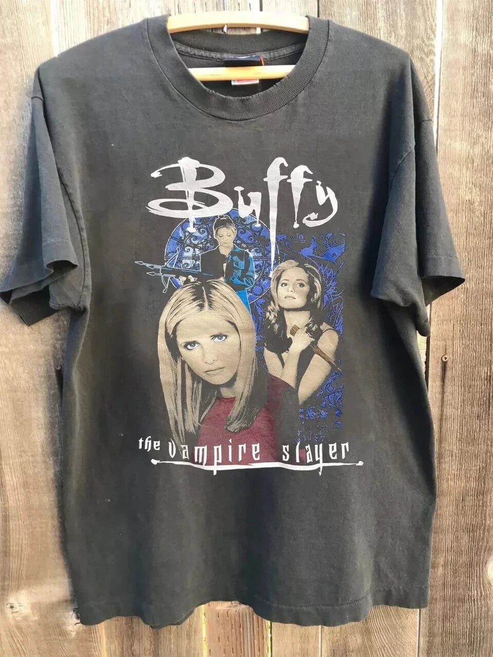 Buffy The Vampire Slayer 90s Graphic Unisex T shirt Black tee vtg