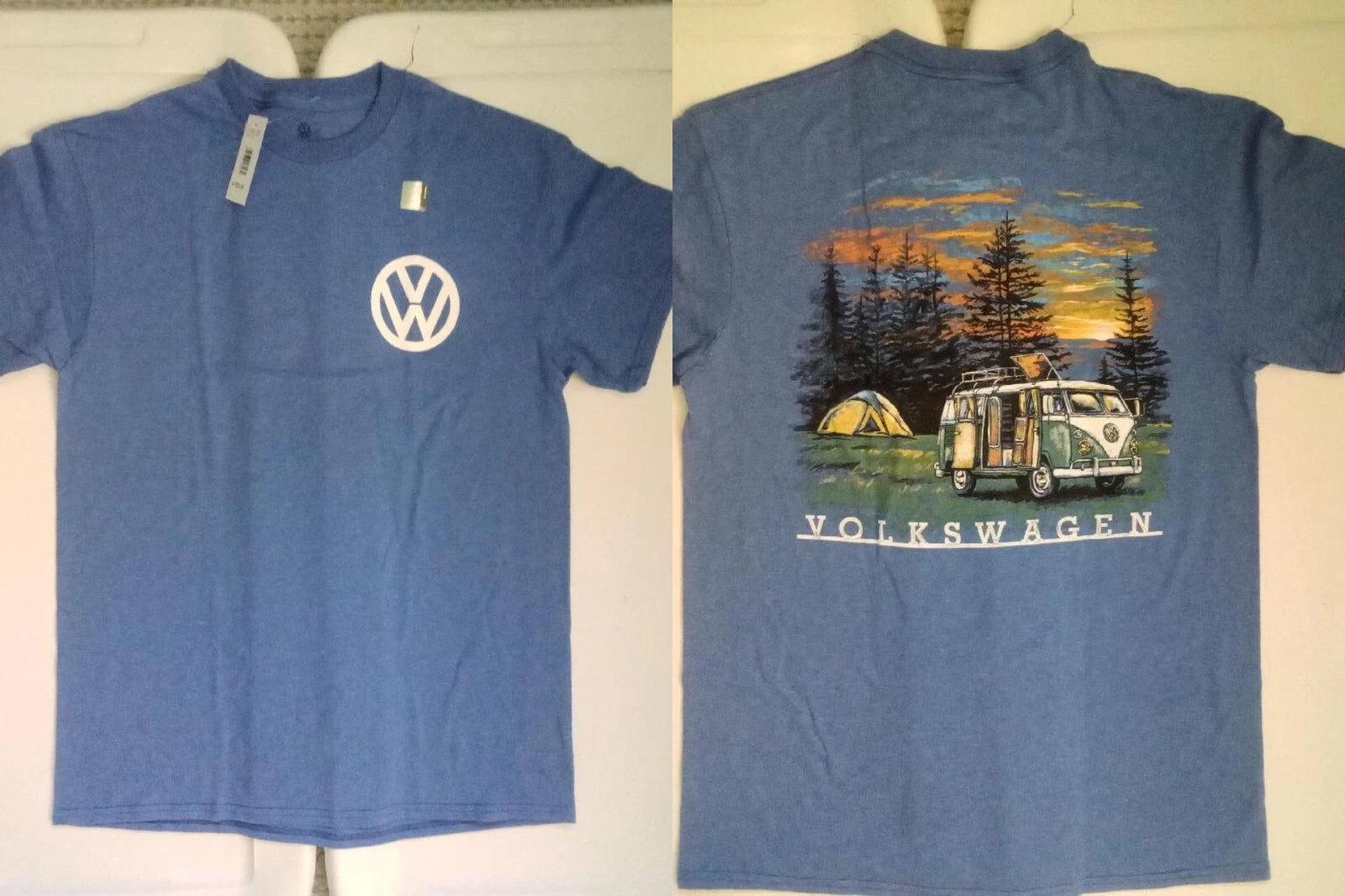Volkswagen Bus VW Sunset Camping Officially Licensed T-Shirt