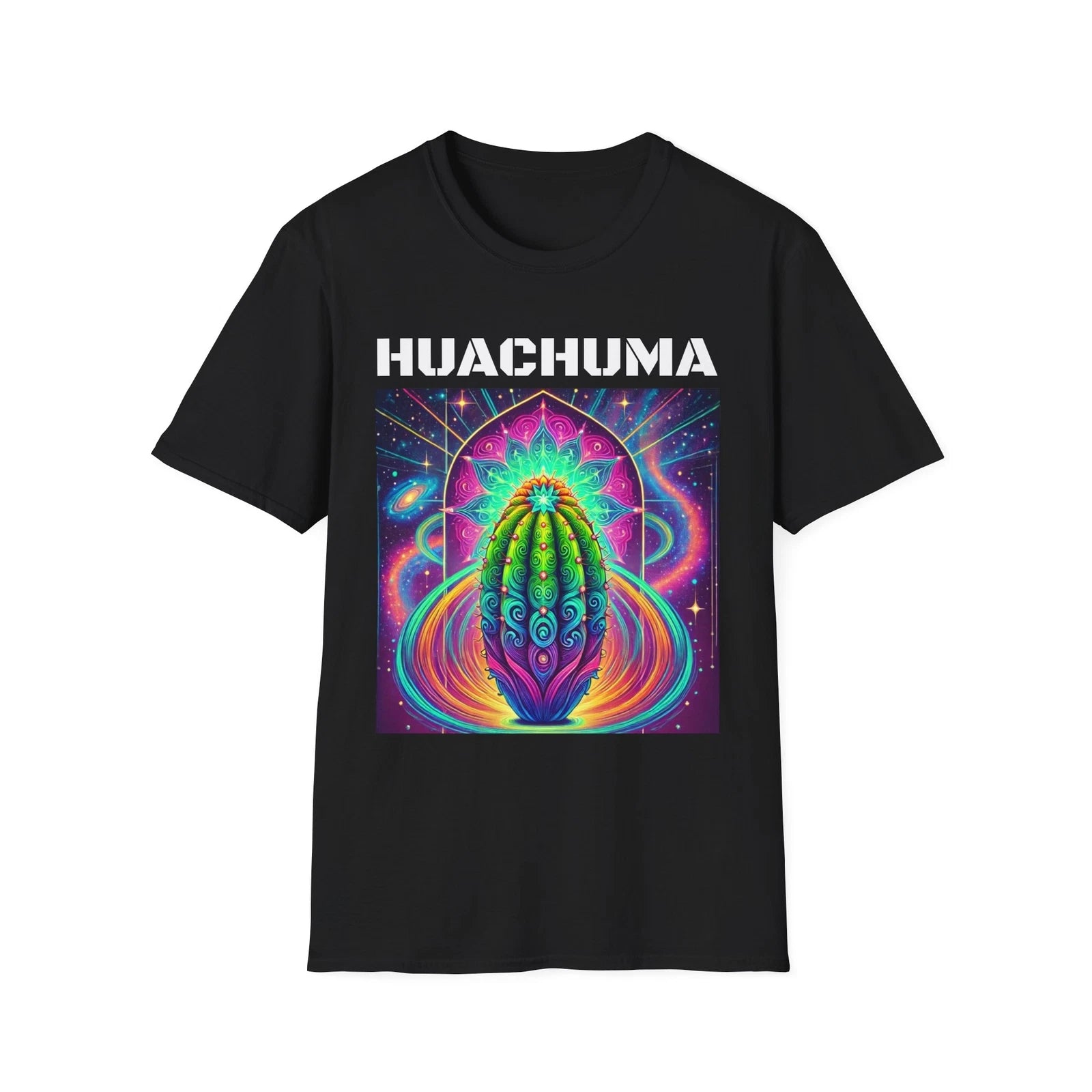 Huachuma Psychedelic Unisex T-Shirt - Vibrant & Spiritual Design