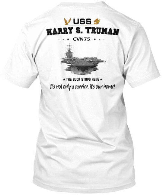 Uss Harry S Truman T-Shirt Made in the USA Size S to 5XL