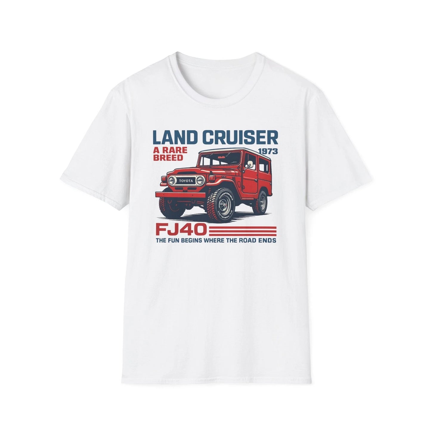 1973 FJ40 Land Cruiser T-Shirt Classic 4x4 Off Road Rare Breed Vintage Tee