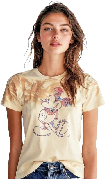 Disney WDW Mickey Mouse T-Shirt MEDIUM NWOT Palm Trees Walt Disney World Florida