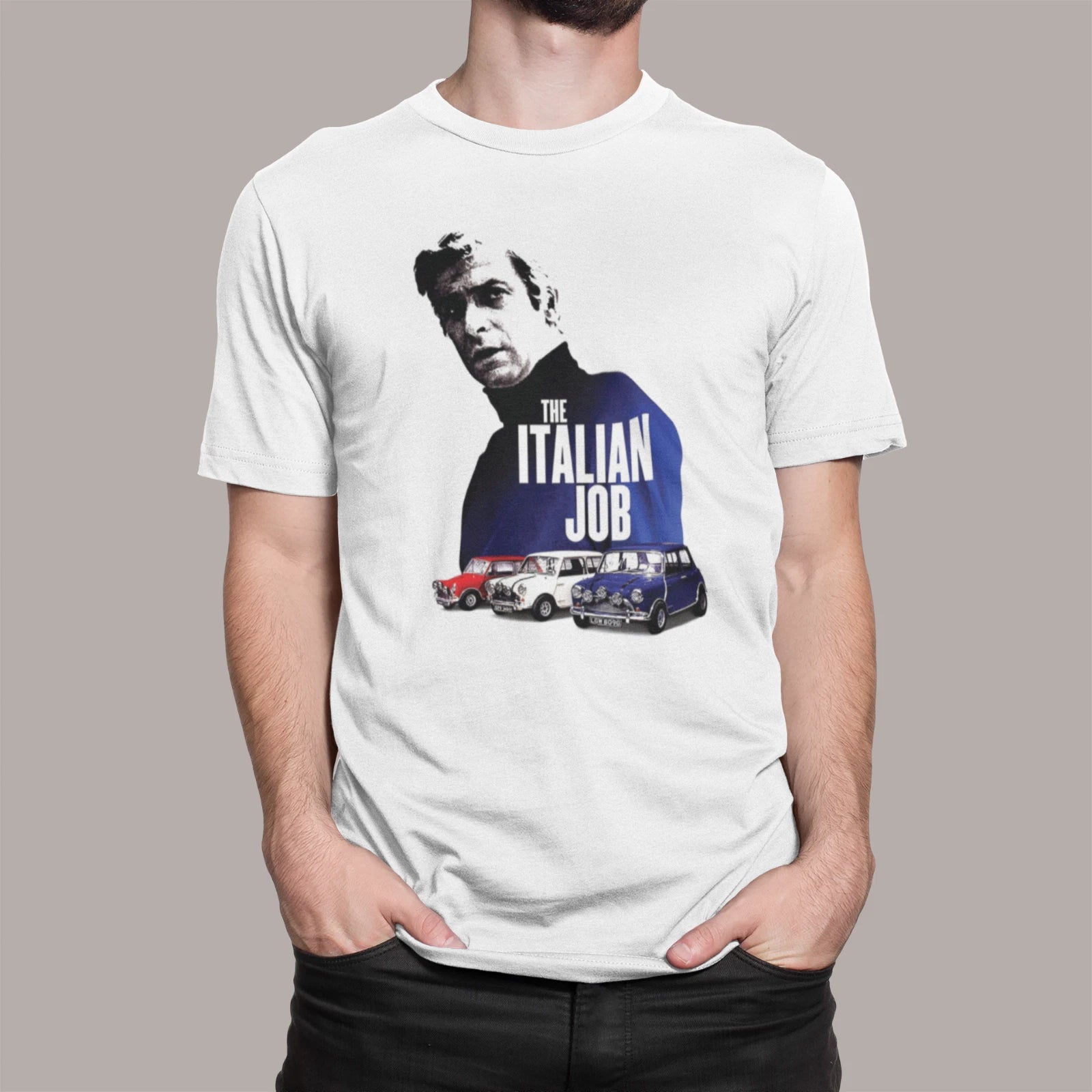 THE ITALIAN JOB T SHIRT CLASSIC BRITISH MOVIE MINI COOPER  ADULTS KIDS