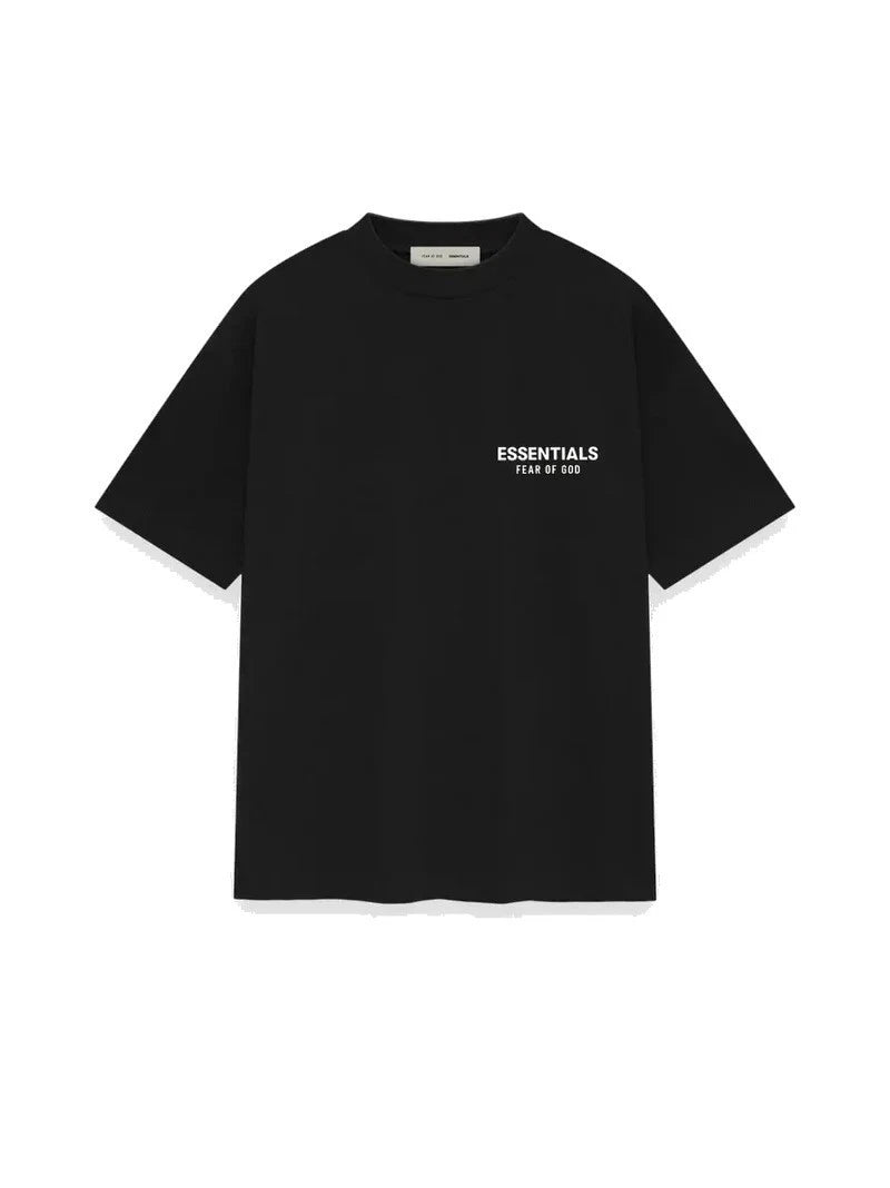 Fear of God Essentials Classic Tee 'Jet Black' M Size Oversized T-Shirt SS25