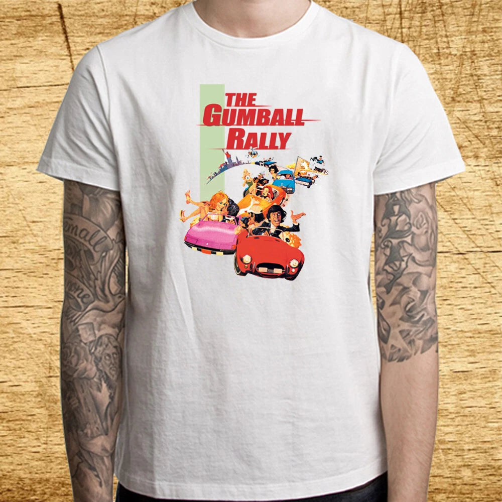 The Gumball Rally Retro Movie White Size S to 5XL