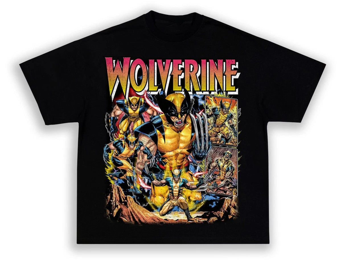 Marvel Wolverine Tee Size S-5XL DTG Print