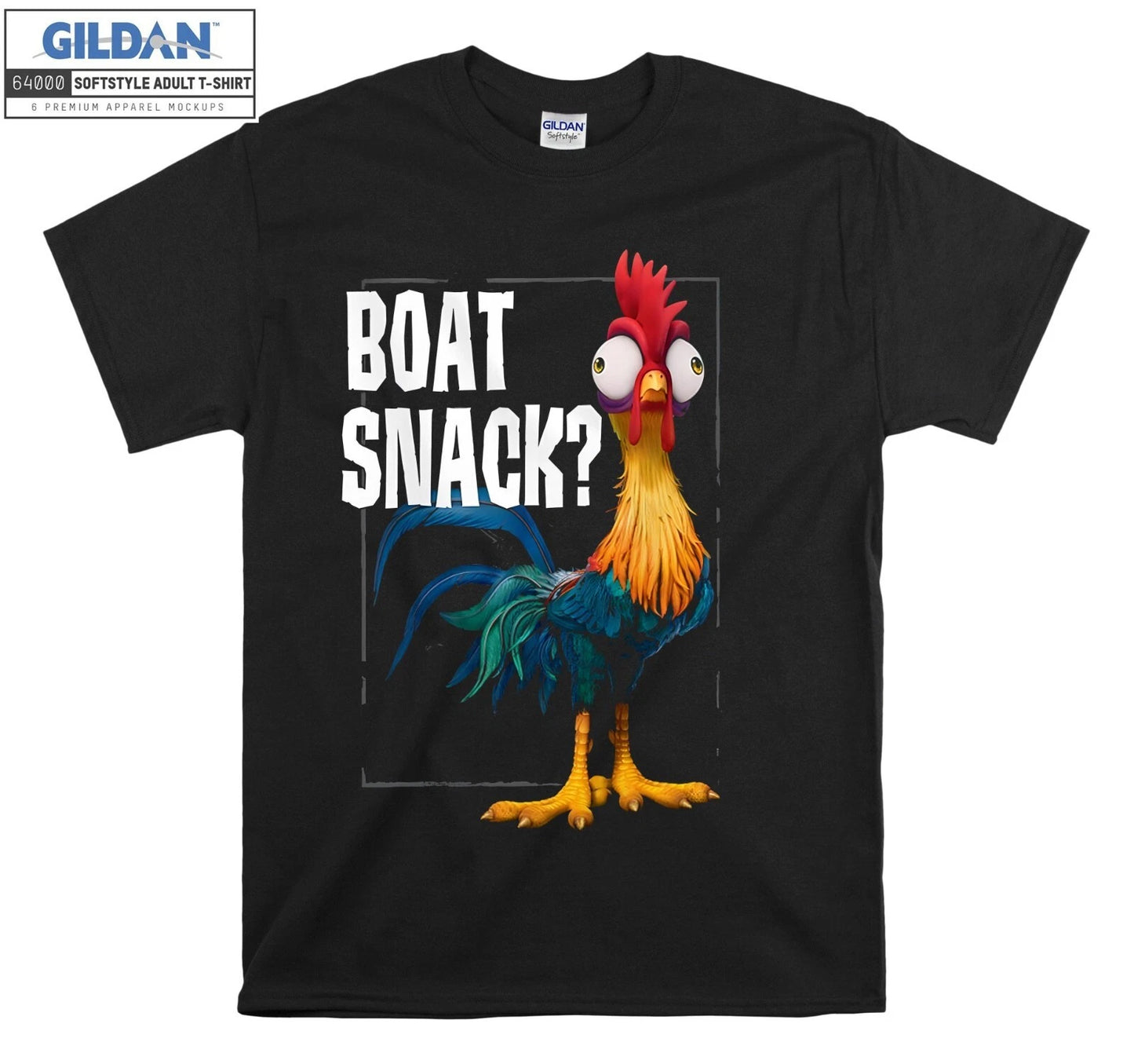Disney Moana Hei He Boat Snack T-shirt Gift Hoodie T shirt Men Women Unisex 6774