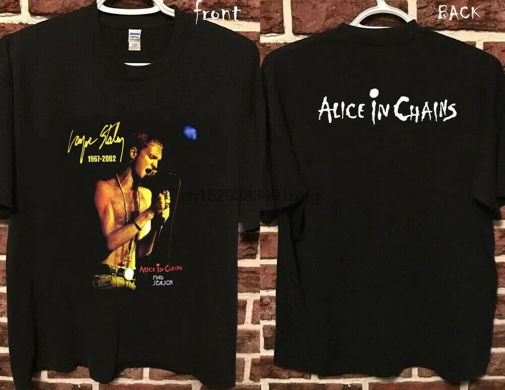 Vintage Layne Staley Alice In Chains t shirt usa 2002