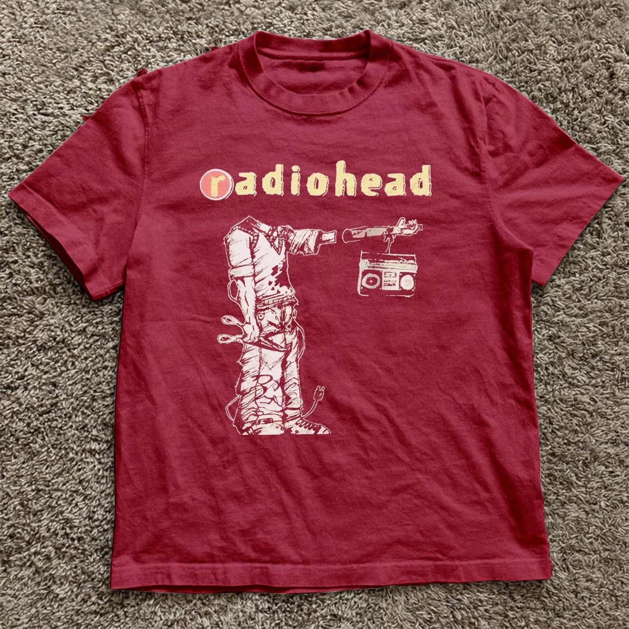 Vintage Radiohead Baby Shirt Indie Rock Band T-Shirt Graphic Tee S-5XL
