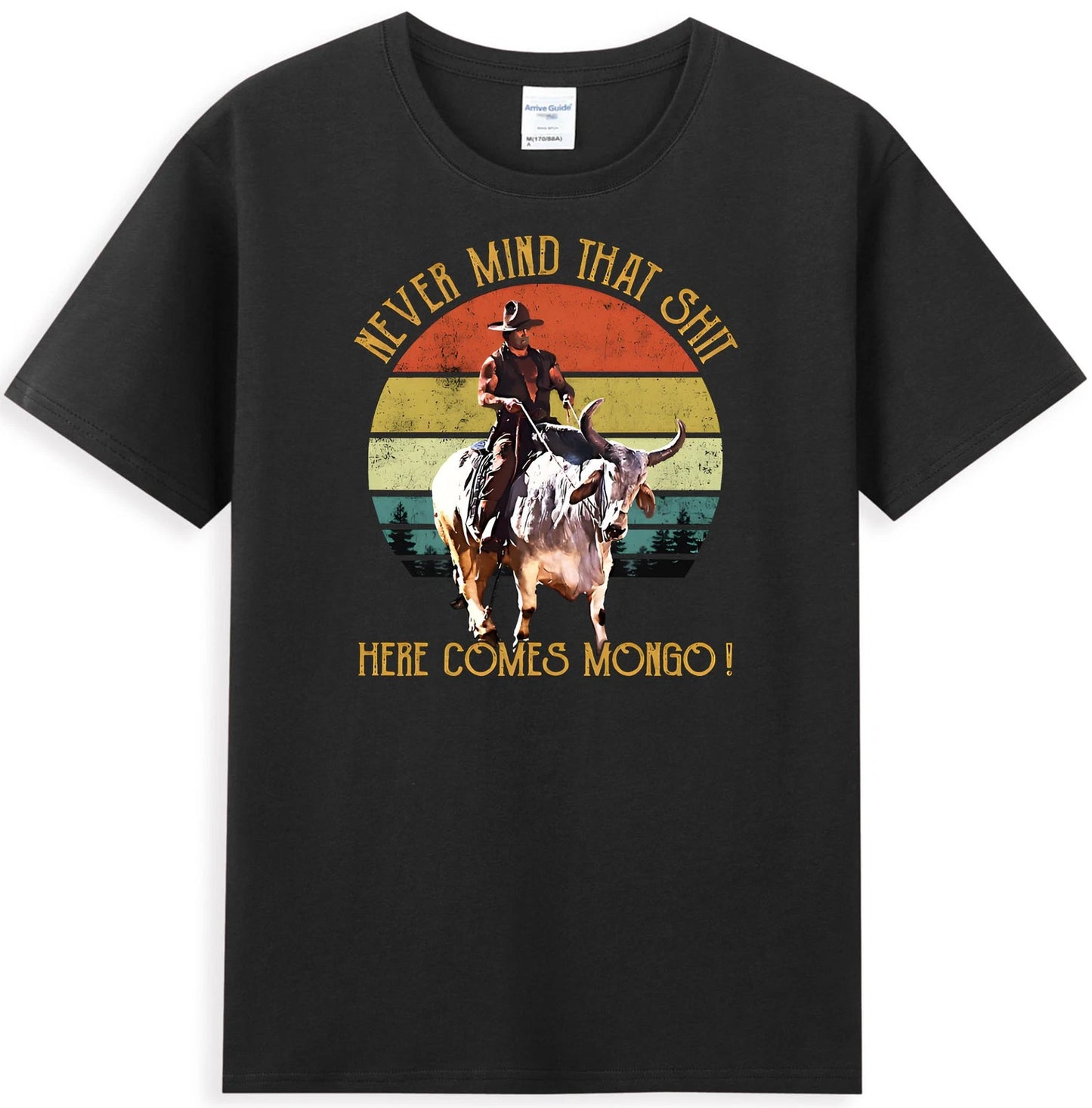 Never Mind That Sh it Here Comes Mongo Humor Quote Vintage Men's T-Shirt