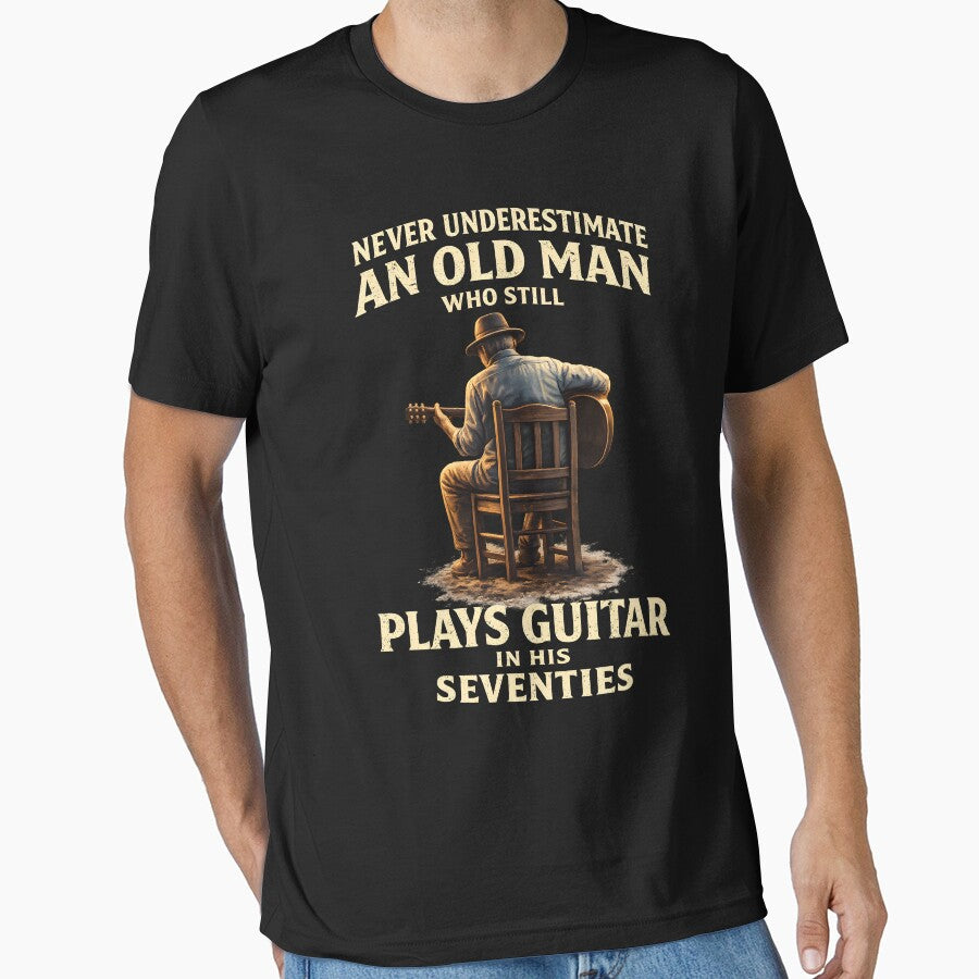 Never Underestimate An Old Man Who Still Plays Guitar In His Seventies by JODYSMORGAN